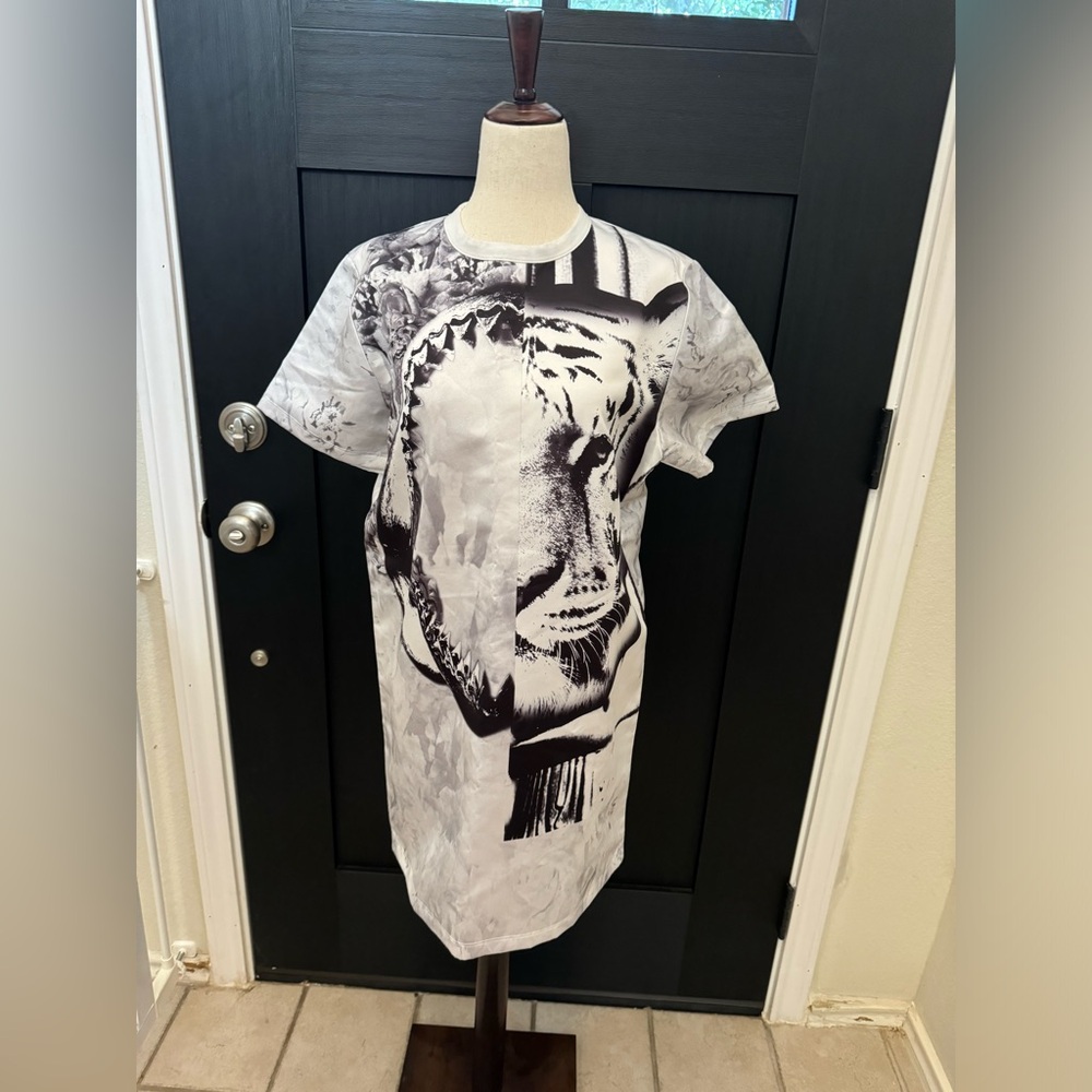 Black and white tiger shark teeth faith connexion dress